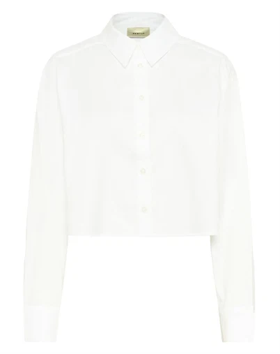 Gestuz - GZYork Short Skjorte - Bright White